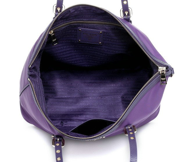 2014 Prada tessuto Large Shopping Tote Bag BN4253 purple